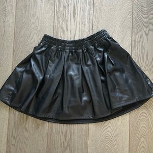 Pleather skirt